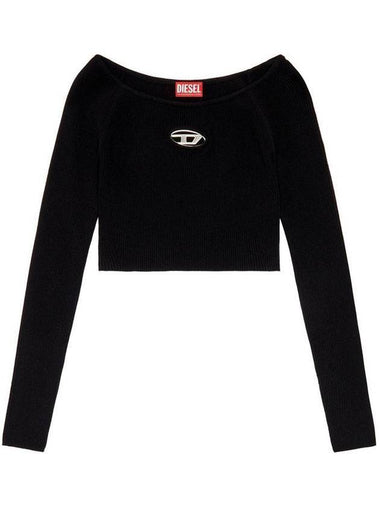 M-Vera-LS Long Sleeve T-Shirt Black - DIESEL - BALAAN 1