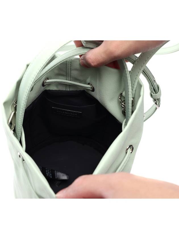 Wheel Drawstring XS Bucket Bag Green - BALENCIAGA - BALAAN 7