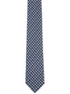 Men's Savannah Silk Tie Navy - SALVATORE FERRAGAMO - BALAAN 2