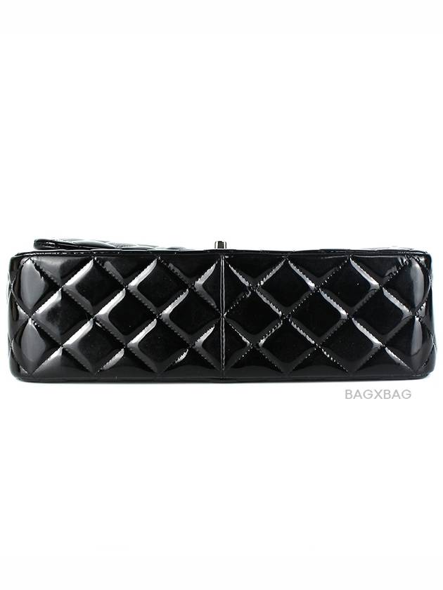 CH Classic Patent Jumbo Black Silver CH42BG042 - CHANEL - BALAAN 4