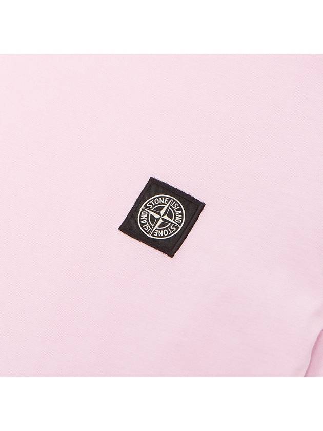 Kids 30/1 Cotton Jersey Short Sleeve T-Shirt Pink - STONE ISLAND - BALAAN 5