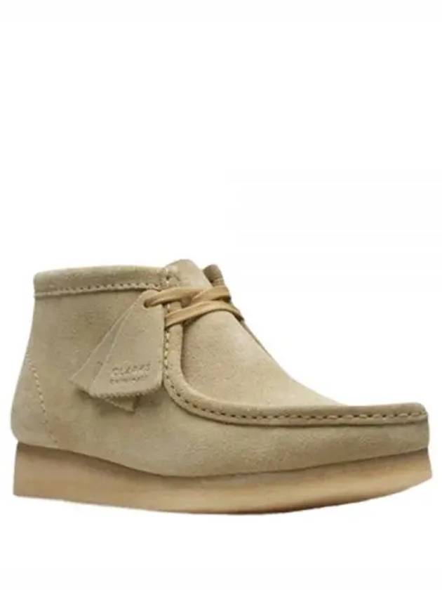 WoMen's Wallabee Ankle Boots Beige - CLARKS - BALAAN 2