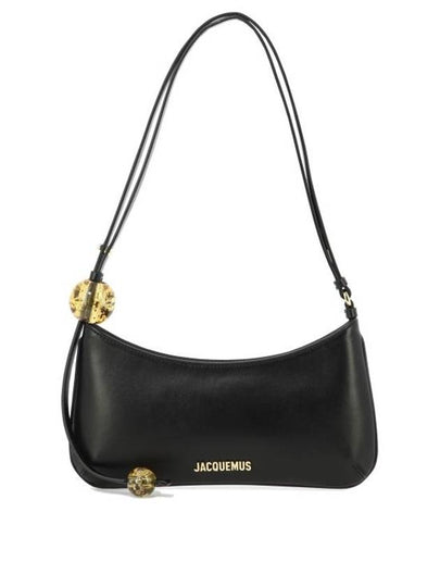 Le Bisou Perle Beaded Shoulder Bag Black - JACQUEMUS - BALAAN 2