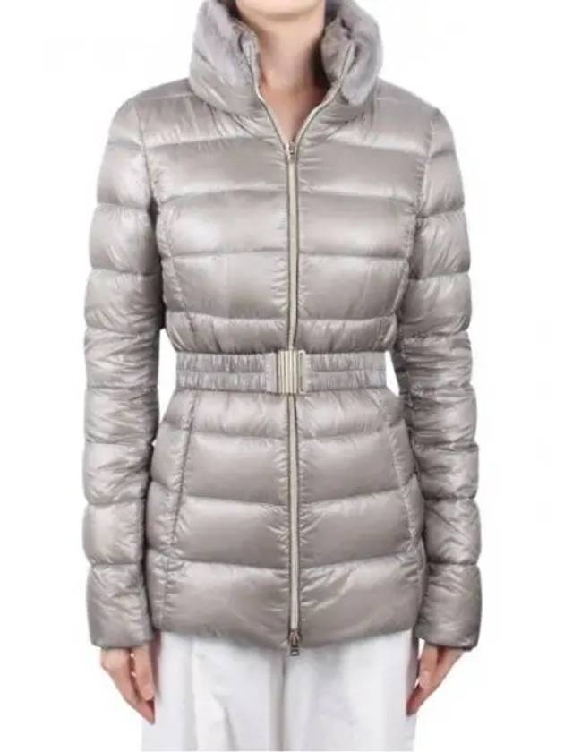 Women s Claudia Goose Down Jacket Ecofur Gray PI0485DICM05 12017Z 9406 271606 1119839 - HERNO - BALAAN 1