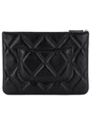 Clutch Nineteen 19 Calfskin Clutch Small Black - CHANEL - BALAAN 10