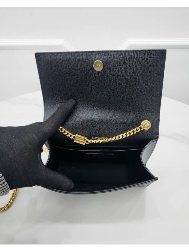 Black Kate Bag Small Gold Plated 469390 - SAINT LAURENT - BALAAN 6