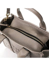 Small Leather Tote Bag Grey - MARC JACOBS - BALAAN 6