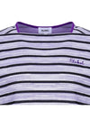 Striped Boat Neck T-Shirt MW3WE401 - P_LABEL - BALAAN 5