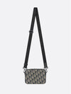 Oblique Strap Shoulder Bag  Black Beige - DIOR - BALAAN 6