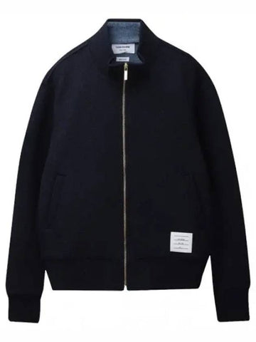 Double face lambswool knit jacket - THOM BROWNE - BALAAN 1