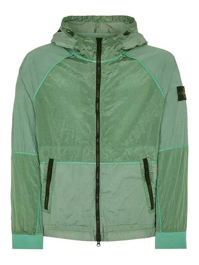 Nylon Metal Windbreaker Light Green - STONE ISLAND - BALAAN 2