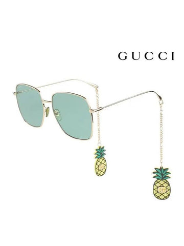 Sunglasses GG1031S 008 Square Metal Men Women - GUCCI - BALAAN.