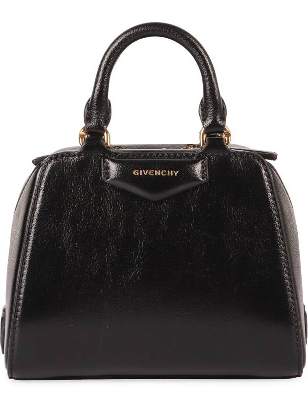 Antigona Cube Leather Tote Bag Black - GIVENCHY - BALAAN 3