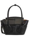 Mini Arco Shoulder Bag Black - BOTTEGA VENETA - BALAAN 2