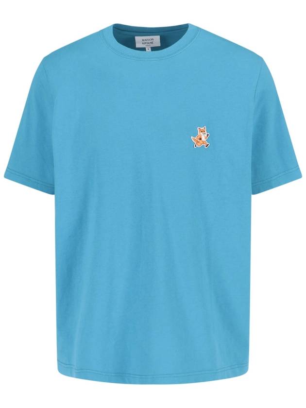 MAISON KITSUNE' T-shirts and Polos Blue - MAISON KITSUNE - BALAAN 1