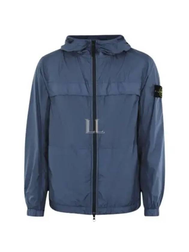 Garment Dyed Crinkle Reps R-Nylon Jacket Avio Blue - STONE ISLAND - BALAAN 2