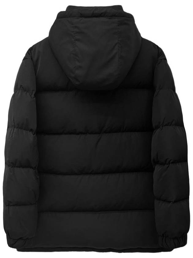 Puffer Bold Fox Head Patch Nylon Hood Padding Black - MAISON KITSUNE - BALAAN 3