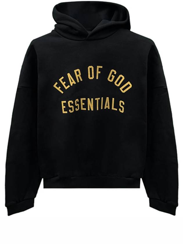 Essential Fleece Hooded Black Men s T Shirt 192BT246258F 001 TEO - FEAR OF GOD - BALAAN 1