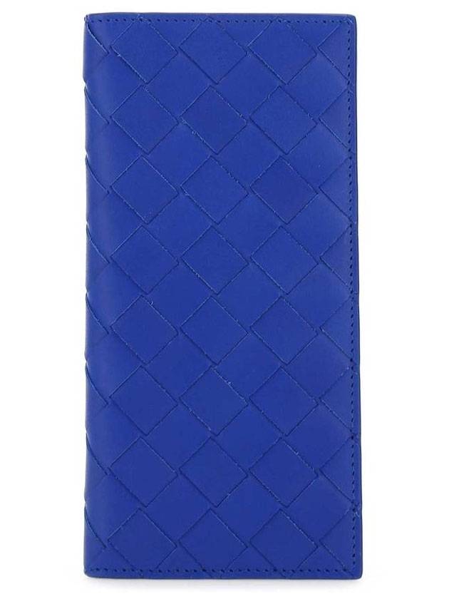 Intrecciato Slim Long Wallet Blue - BOTTEGA VENETA - BALAAN 1