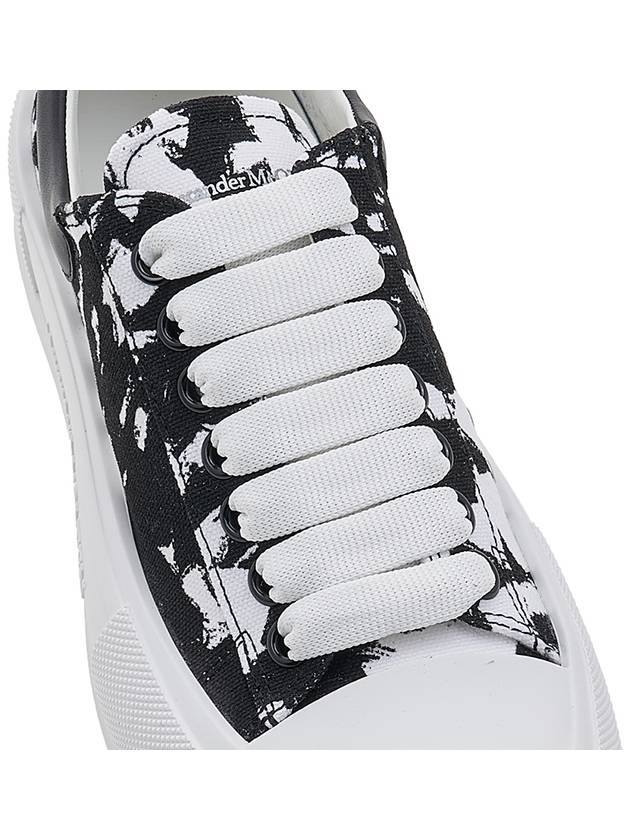 Printed Canvas Sneakers - ALEXANDER MCQUEEN - BALAAN 9