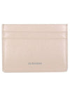 Logo 2-Tier Leather Card Wallet Pink - JIL SANDER - BALAAN 1