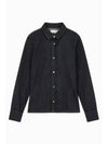 Jeans Long Sleeve Denim Shirt Black - CALVIN KLEIN - BALAAN 1