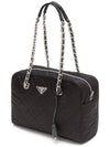 Prada Pocono Nylon Quilted Chain Shoulder Bag Black - PRADA - BALAAN 3