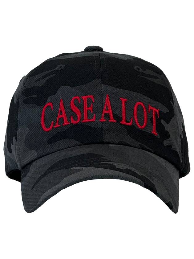 Logo camo ball cap black - CASEALOT - BALAAN 1