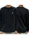 Grey Fox Head Patch Classic Sweatshirt Black - MAISON KITSUNE - BALAAN 2