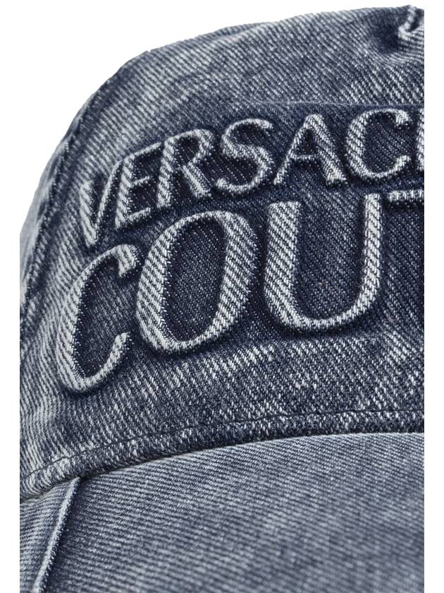 Versace Jeans Couture Denim Cap With Visor, Men's, Blue - VERSACE - BALAAN 4