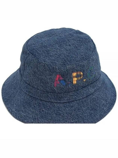 Bob Mark Logo Bucket Hat Blue - A.P.C. - BALAAN 2