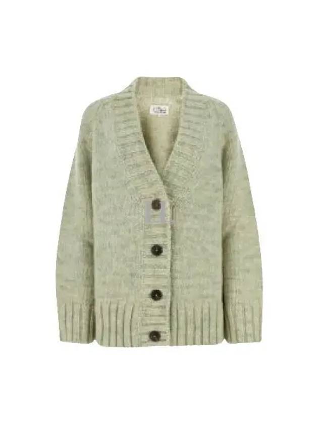 Botanical Dyed V-Neck Knit Cardigan Pistachio - MAISON MARGIELA - BALAAN 2