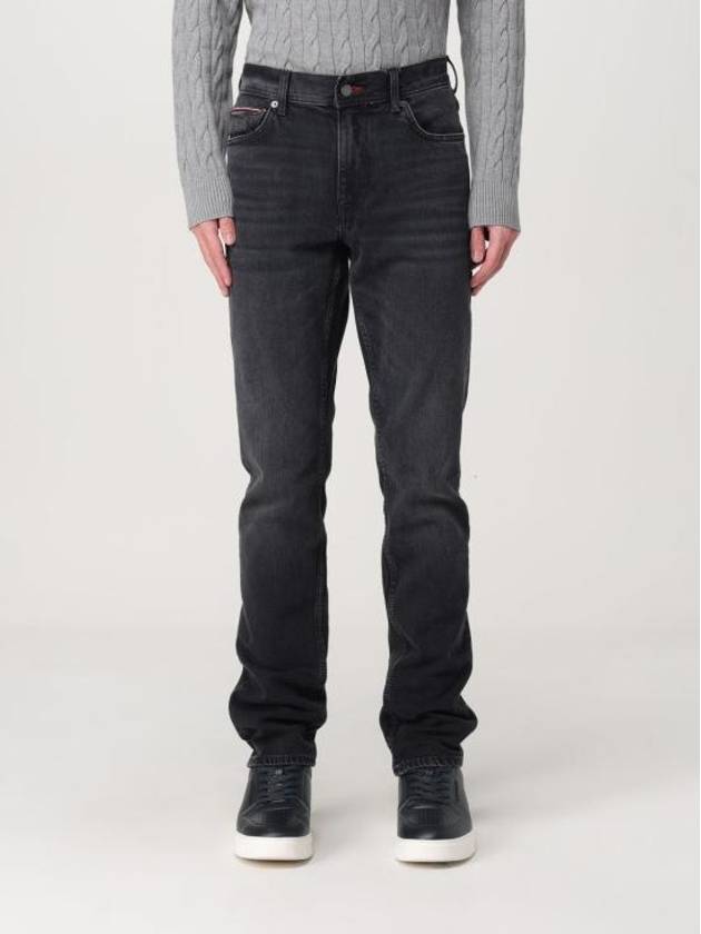 Denim Straight Jeans Black - TOMMY HILFIGER - BALAAN 3