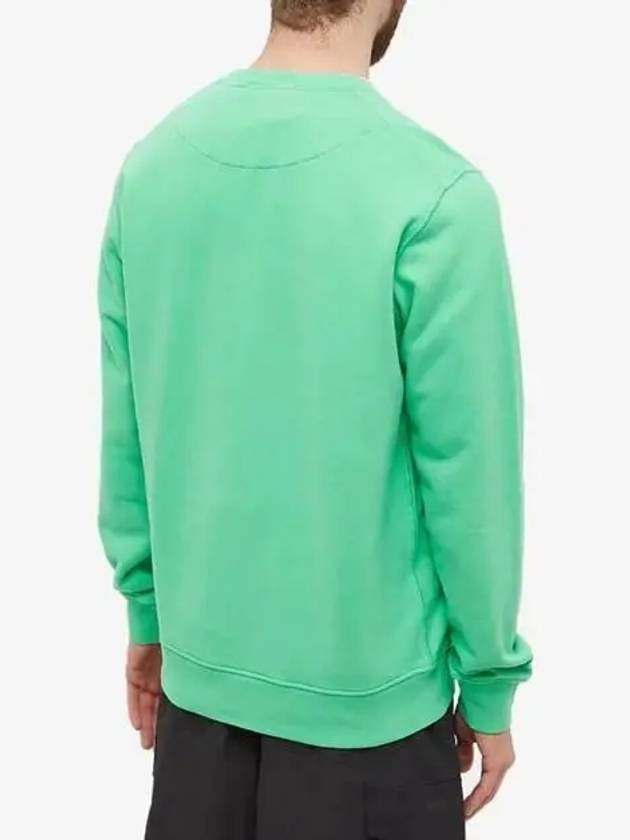 Wappen Patch Crew Neck Sweatshirt Green - STONE ISLAND - BALAAN 5