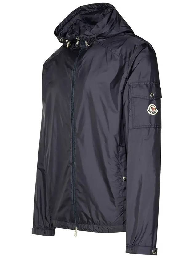 Etiache Rain Hooded Zip Up Blue - MONCLER - BALAAN 5