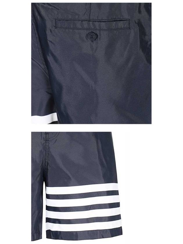 4 Bar Stripe Swim Shorts Navy - THOM BROWNE - BALAAN 6