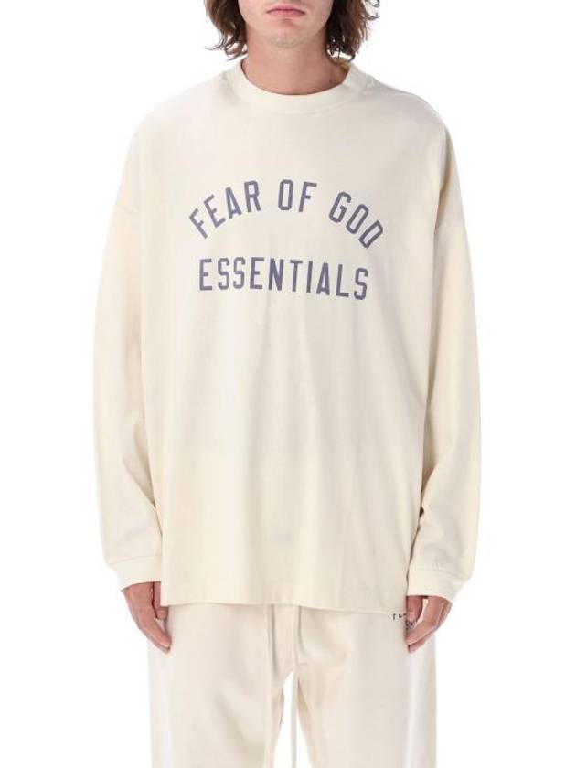 ESSENTIALS Long Sleeve T Shirt 125BT244202F SHELL - FEAR OF GOD - BALAAN 1