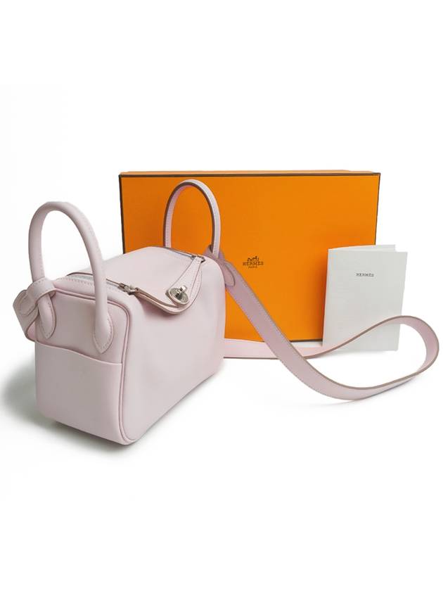 Lindy Tote Bag Mauve Pale - HERMES - BALAAN 11