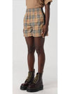 Banding Check Cotton Shorts Beige - BURBERRY - BALAAN 4