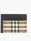 Vintage Check Money Clip Card Wallet Archive Beige - BURBERRY - BALAAN 2