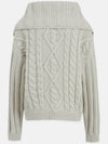 Ambient overfit cable cardigan - MICANE - BALAAN 6