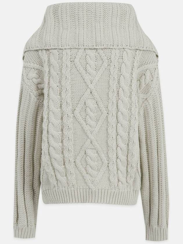 Ambient overfit cable cardigan - MICANE - BALAAN 6