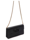 V Logo Chain Shoulder Bag Black - VALENTINO - BALAAN 4