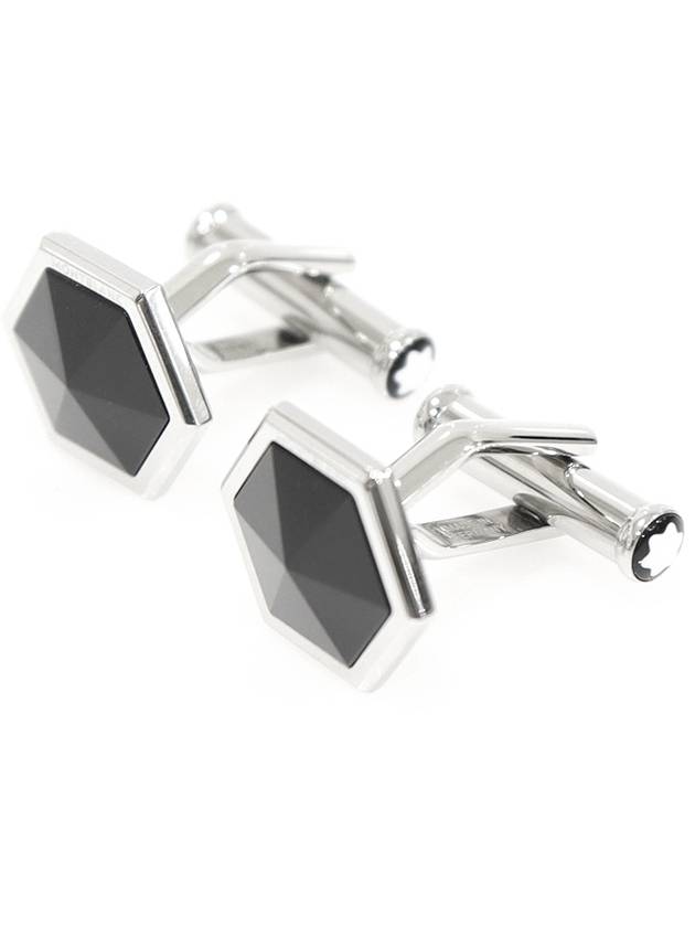 118599 Steel Onyx Sartorial Cuff Links - MONTBLANC - BALAAN 3