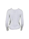 USSI Venus rib knit 223KNI51004 PULLOVER WHITE - CECILIE BAHNSEN - BALAAN 3