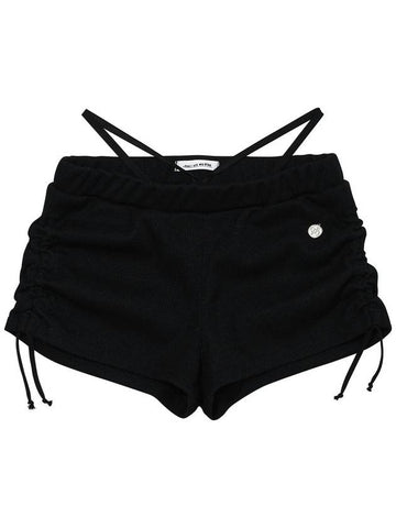 SHIRRING STRING MICROSHORTS BLACK - DON’T ASK MY PLAN - BALAAN 1