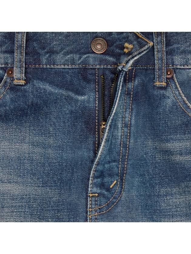 Macro Bootcut Jeans Dark Union Wash - CELINE - BALAAN 4