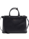 medium leather handbag with belt black 1BA4172CYSF0002VOOO - PRADA - BALAAN 2