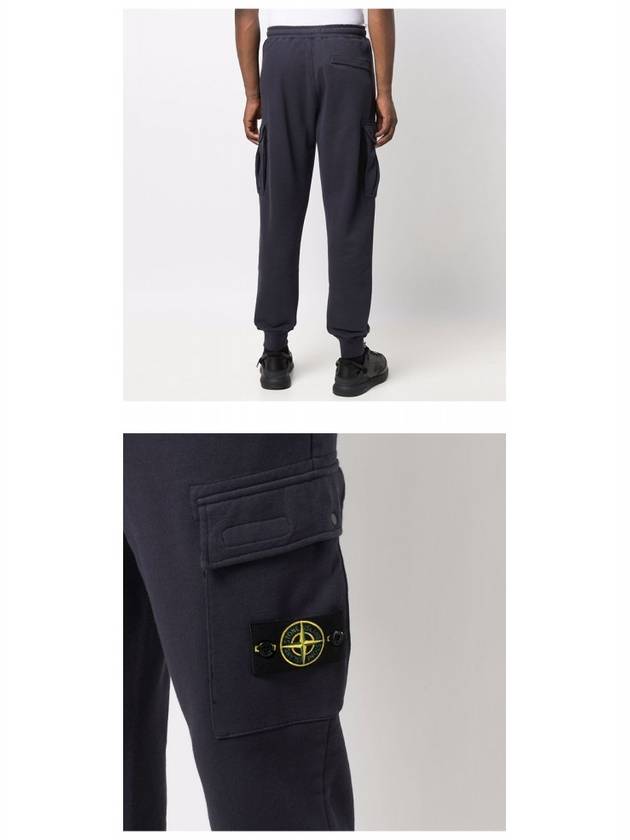 21FW 751565220 V0026 Wappen Patch Cargo Pocket Jogger Pants Blue Navy Men’s Pants TJ - STONE ISLAND - BALAAN 5