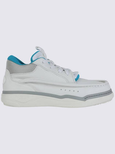 Valentino Garavani White And Blue Sneakers - VALENTINO - BALAAN 1